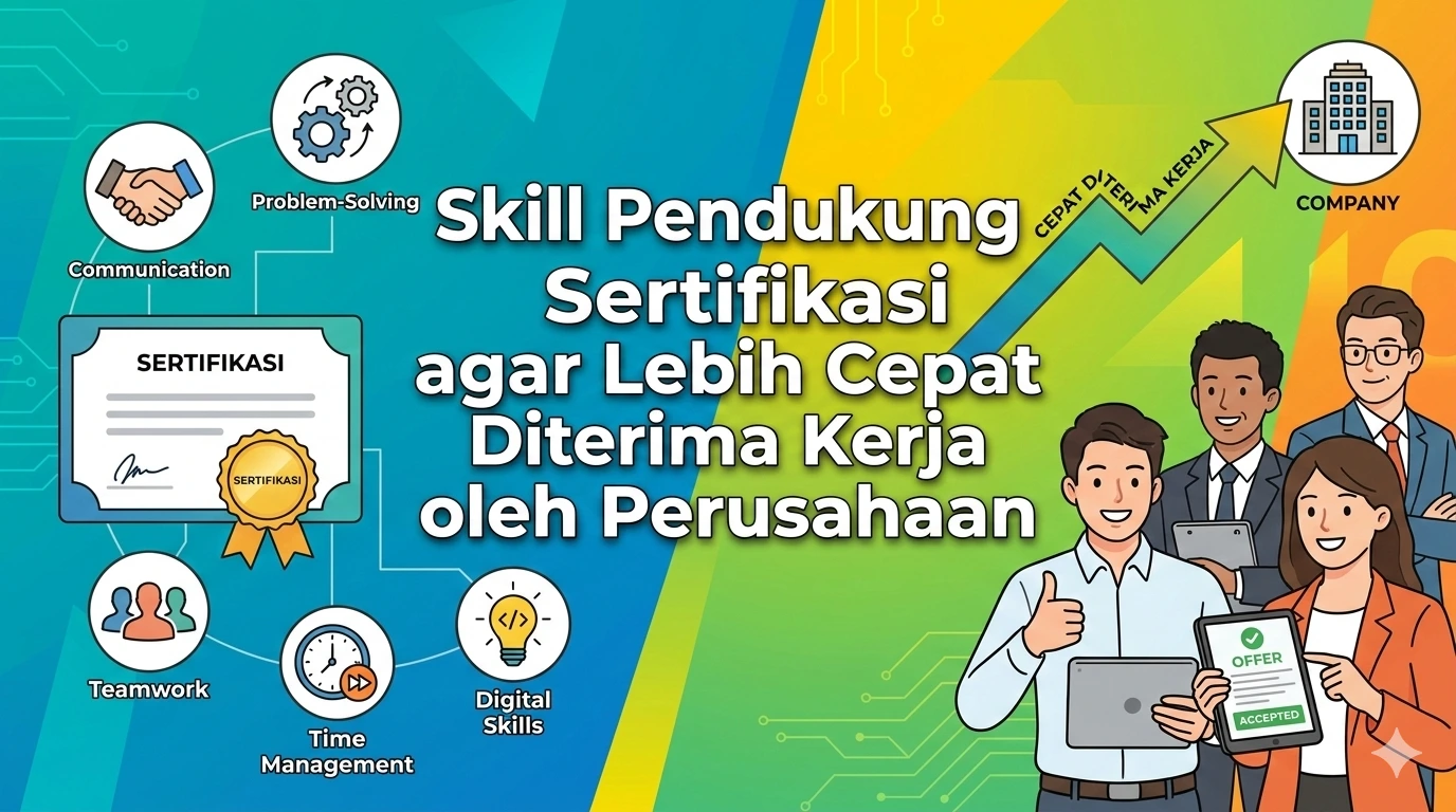 Skill Pendukung Sertifikasi agar Lebih Cepat Diterima Kerja oleh Perusahaan