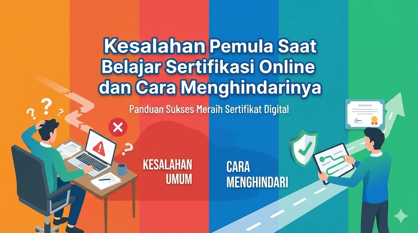 Kesalahan Pemula Saat Belajar Sertifikasi Online dan Cara Menghindarinya